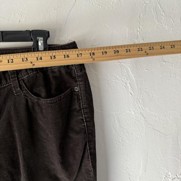 Eddie Bauer Pants Academia 12 Tall Brown Modern Slim Straight Corduroy Stretch - Picture 6 of 10